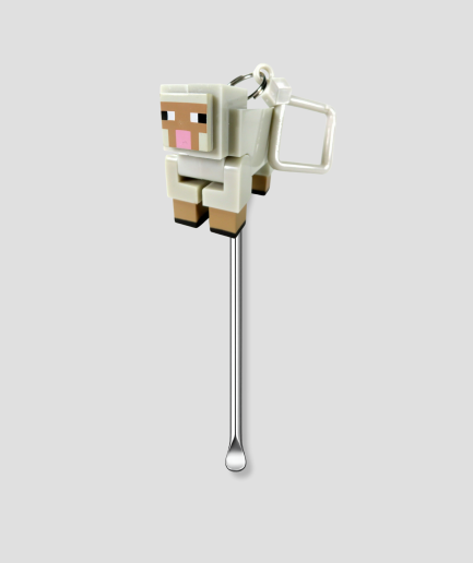 sheep shovel keychain