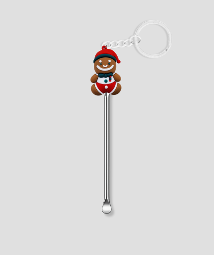 snuff spoon keychain
