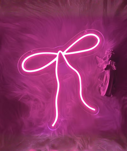 bow neon lamp
