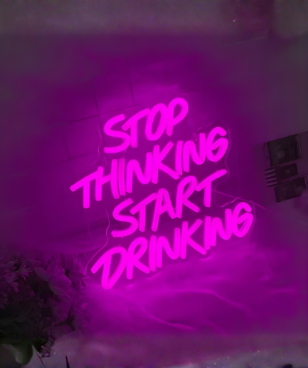 neon text