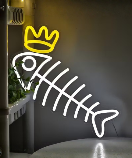 fish neon lights