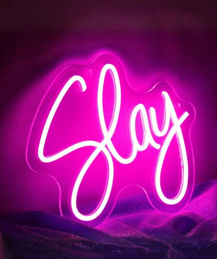 Neon lamp for a girl's room