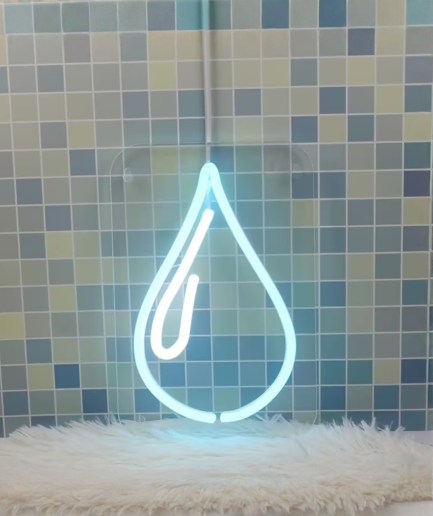 water neon drop
