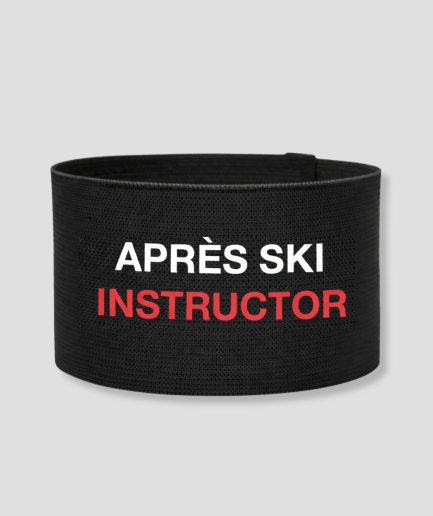 Après-ski leader's armband