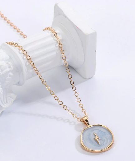 blue Ibiza necklace
