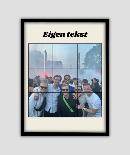 custom text on poster