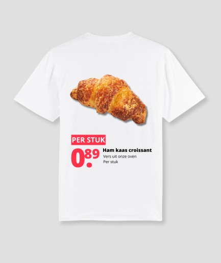 ham and cheese croissant t-shirt