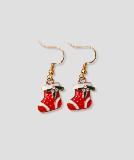 Christmas dinner earrings