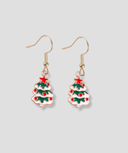 Little Christmas tree earrings