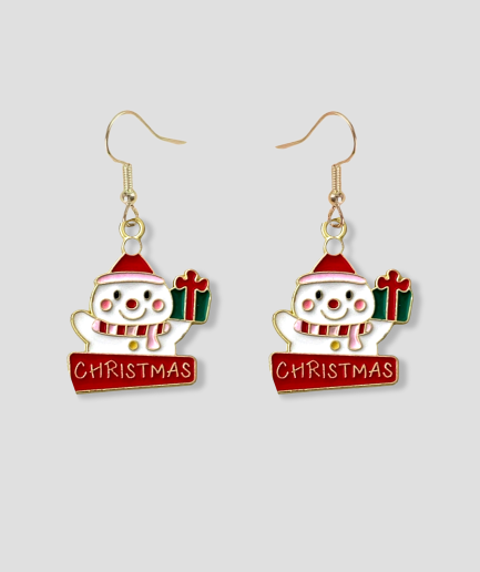 Little Santa earrings