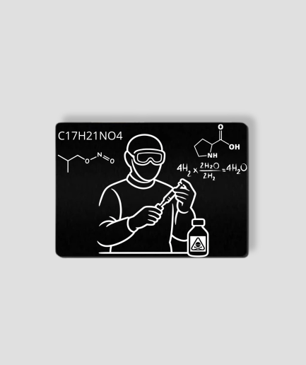 black metal card holder