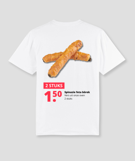 spinach feta borek t-shirt