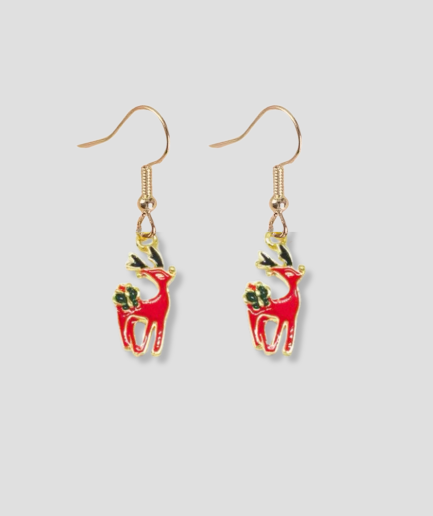 Christmas-themed earrings