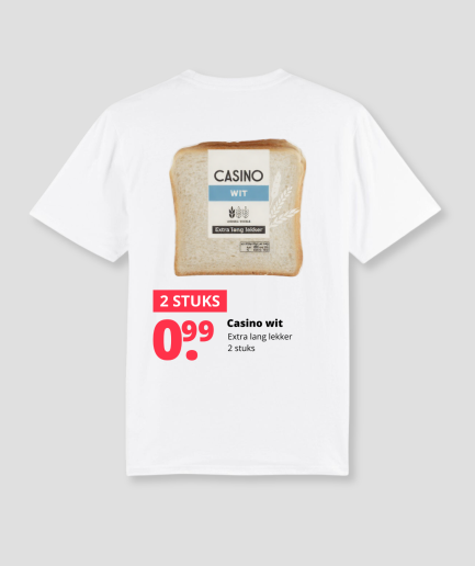 White Casino T-shirt