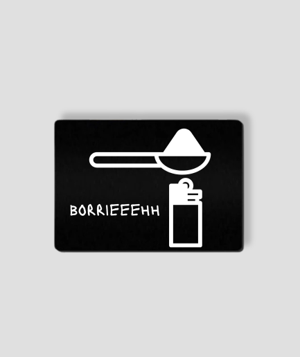 black metal card