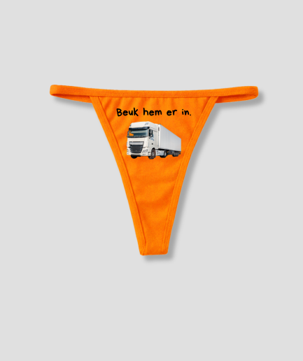 Fuck him in a thong