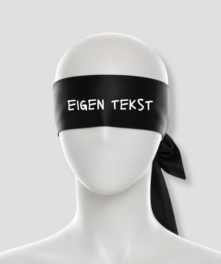 blindfold with custom text
