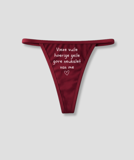 funny red thong
