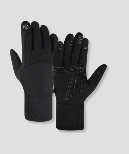 Warm ski gloves