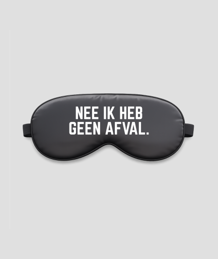 sleep mask with funny text