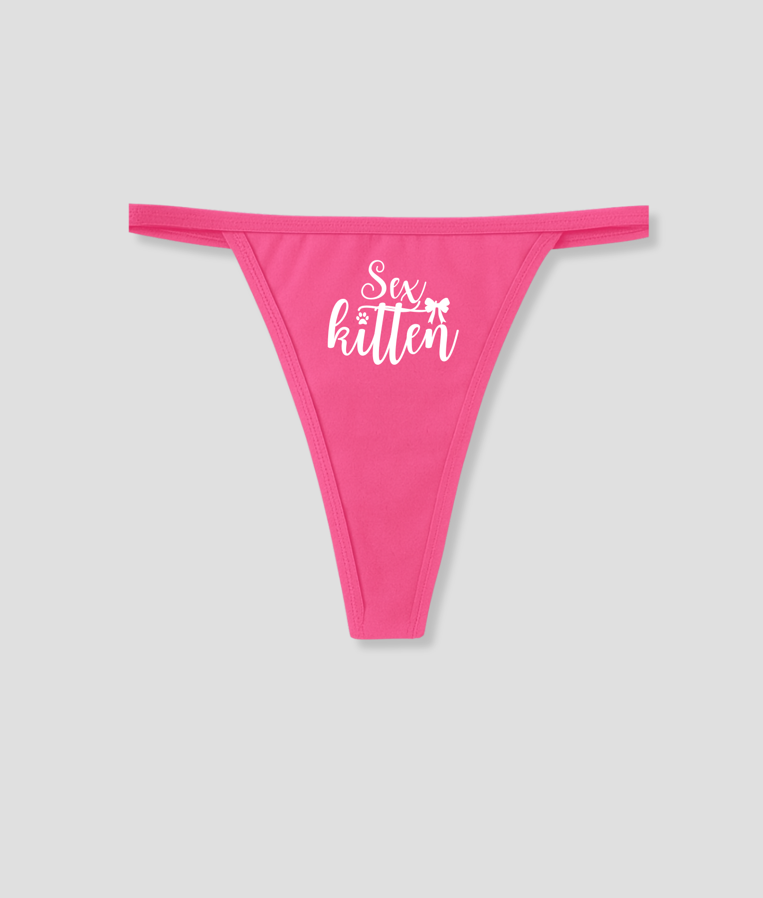 Roze string kitten