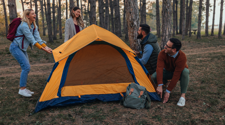 Are there power outlets at festival campsites?