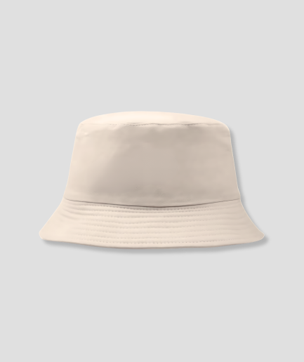 Beige bucket hat