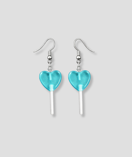 Heart-shaped lollipop