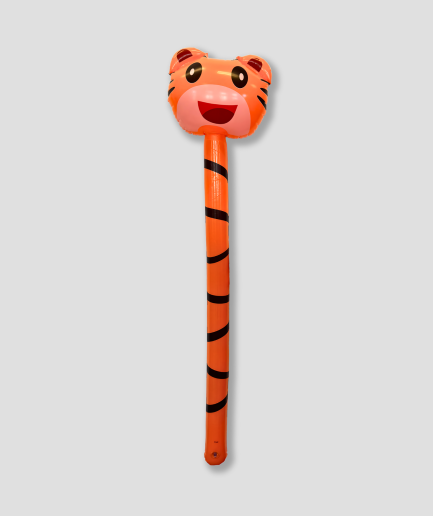 inflatable orange lion