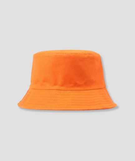 Orange bucket hat