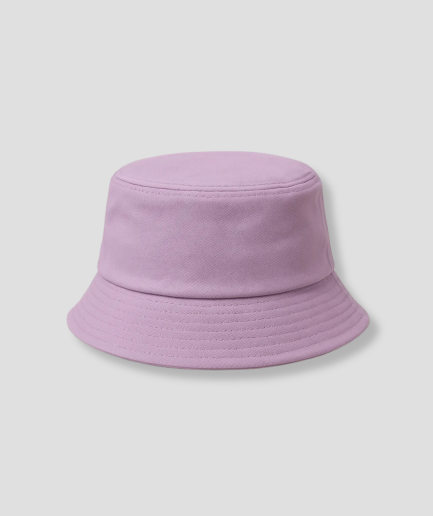 Purple bucket hat