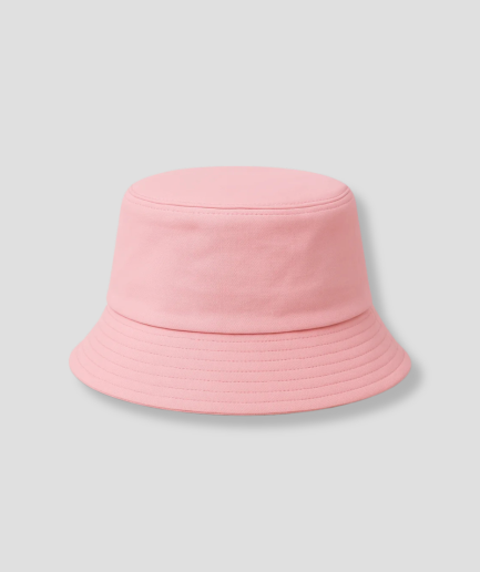 Pink bucket hat