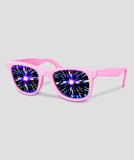 pink space goggles effect