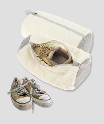 Freshen up your shoes (wash them in the washing machine)