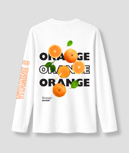 Vitamin C Long-Sleeve Shirt, White