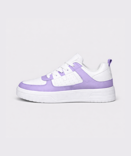 01 Essentials Purple & White
