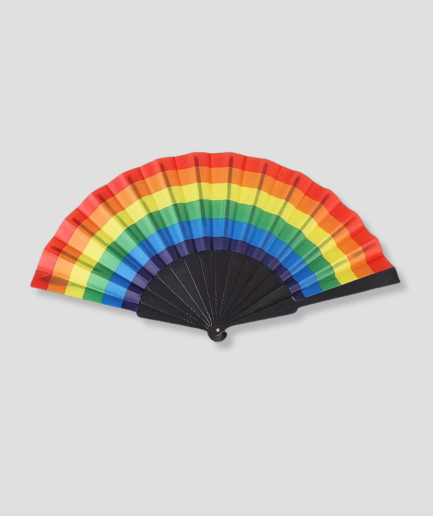 Rainbow fan