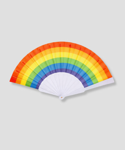 Rainbow fan