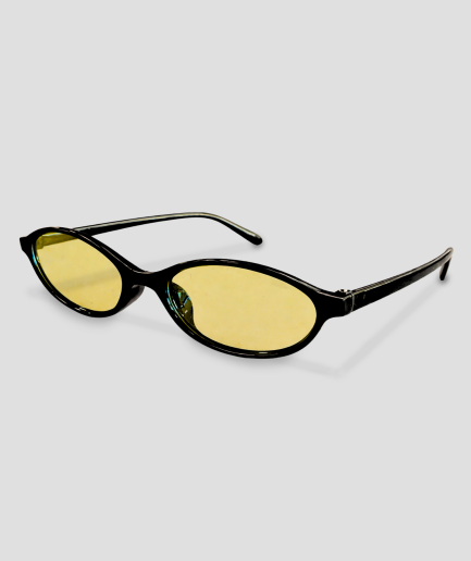 Girls' glasses with yellow lenses