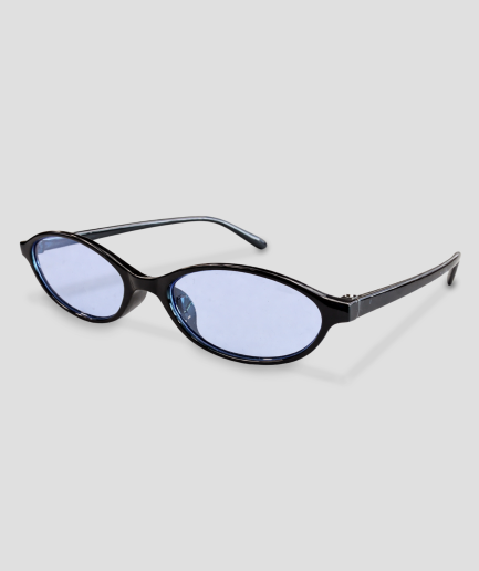 Girls' glasses with blue lenses