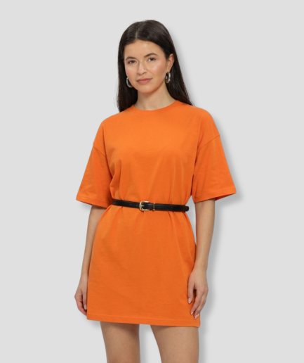 Strapless T-shirt dress