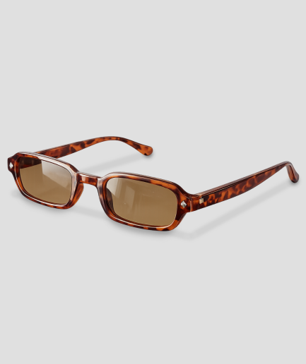 brown-lensed sunglasses