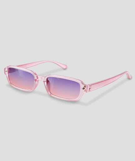 pink transparent glasses