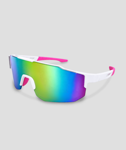 White with pink rave glasses racing