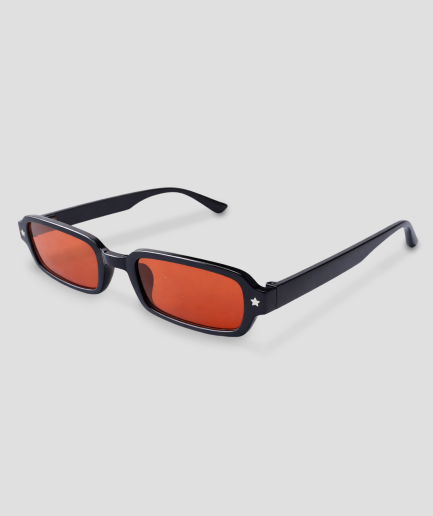 sunglasses with red transparent lenses