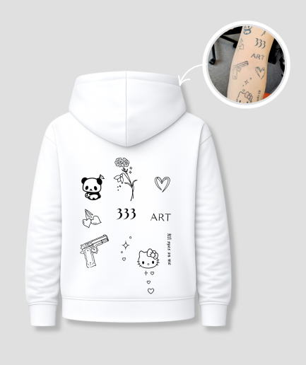 Upload tattoo hoodie