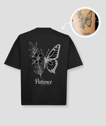 Oversized tattoo shirt