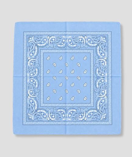 Light blue bandana