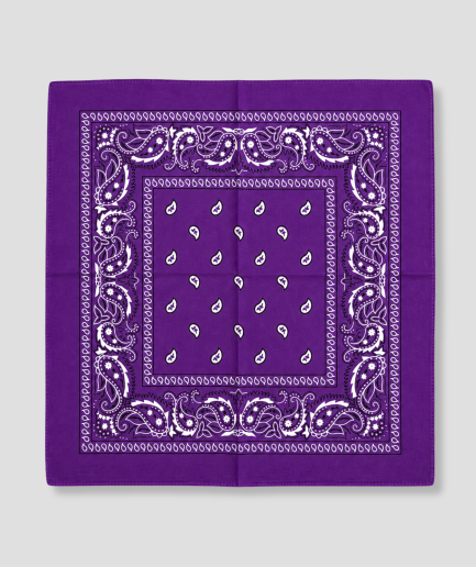 Purple bandana
