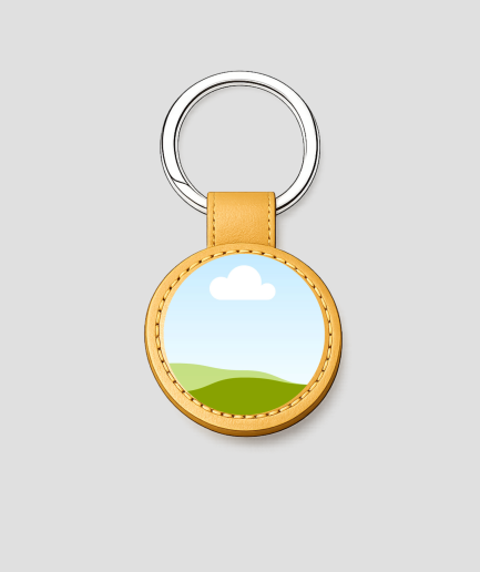 Eigen foto ronde hanger